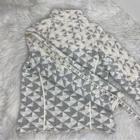 Revolve IRO Women's White Otavia Geometric Quilted Multico Jacket EU 36/C34 - Picture 17 of 17
